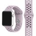 Curea iUni compatibila cu Apple Watch 1/2/3/4/5/6/7, 42mm, Silicon Sport, Soft Purple